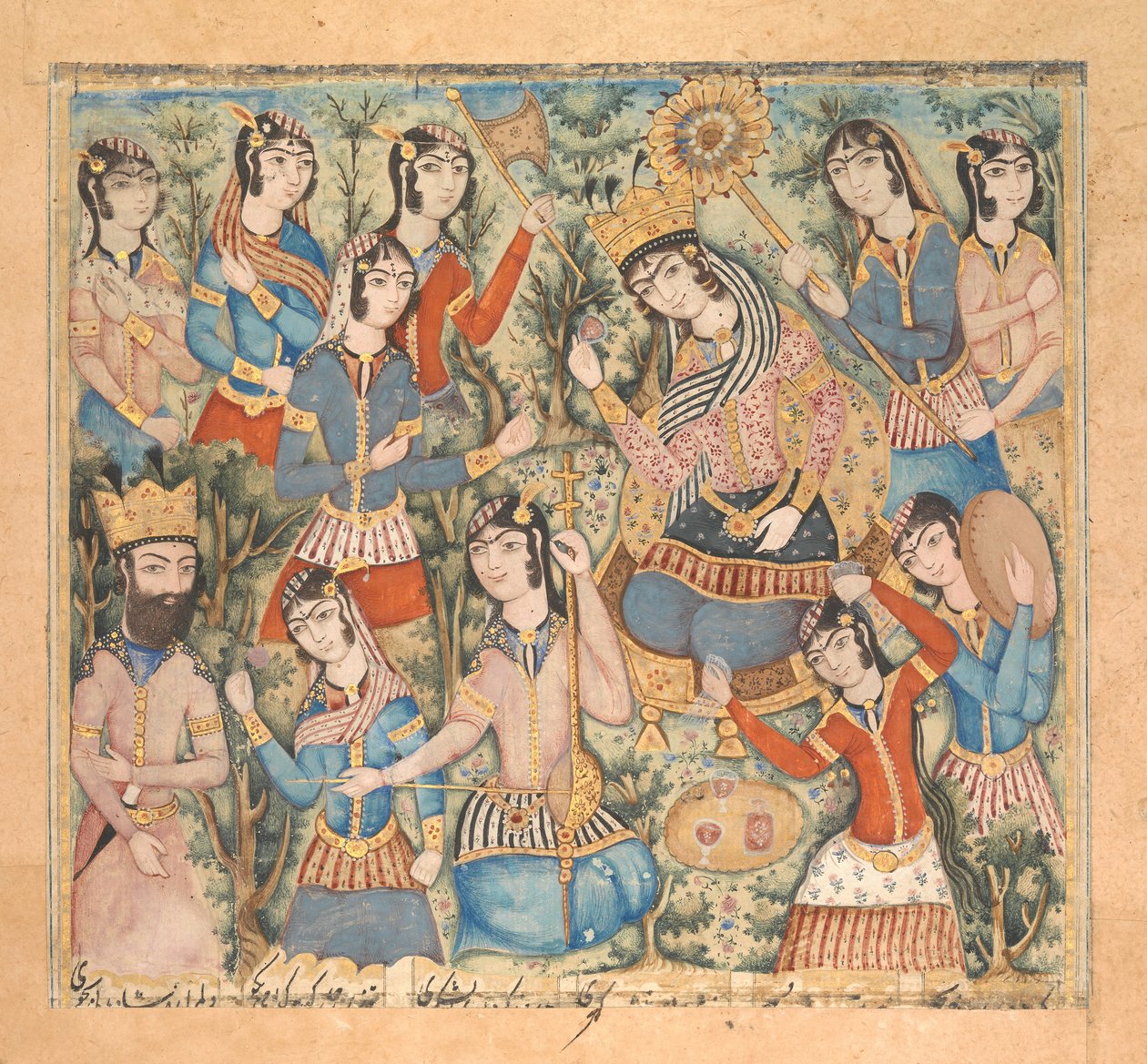 Süleyman ve Saba Kraliçesi, 19. yüzyılın başlarında. by Unbekannt