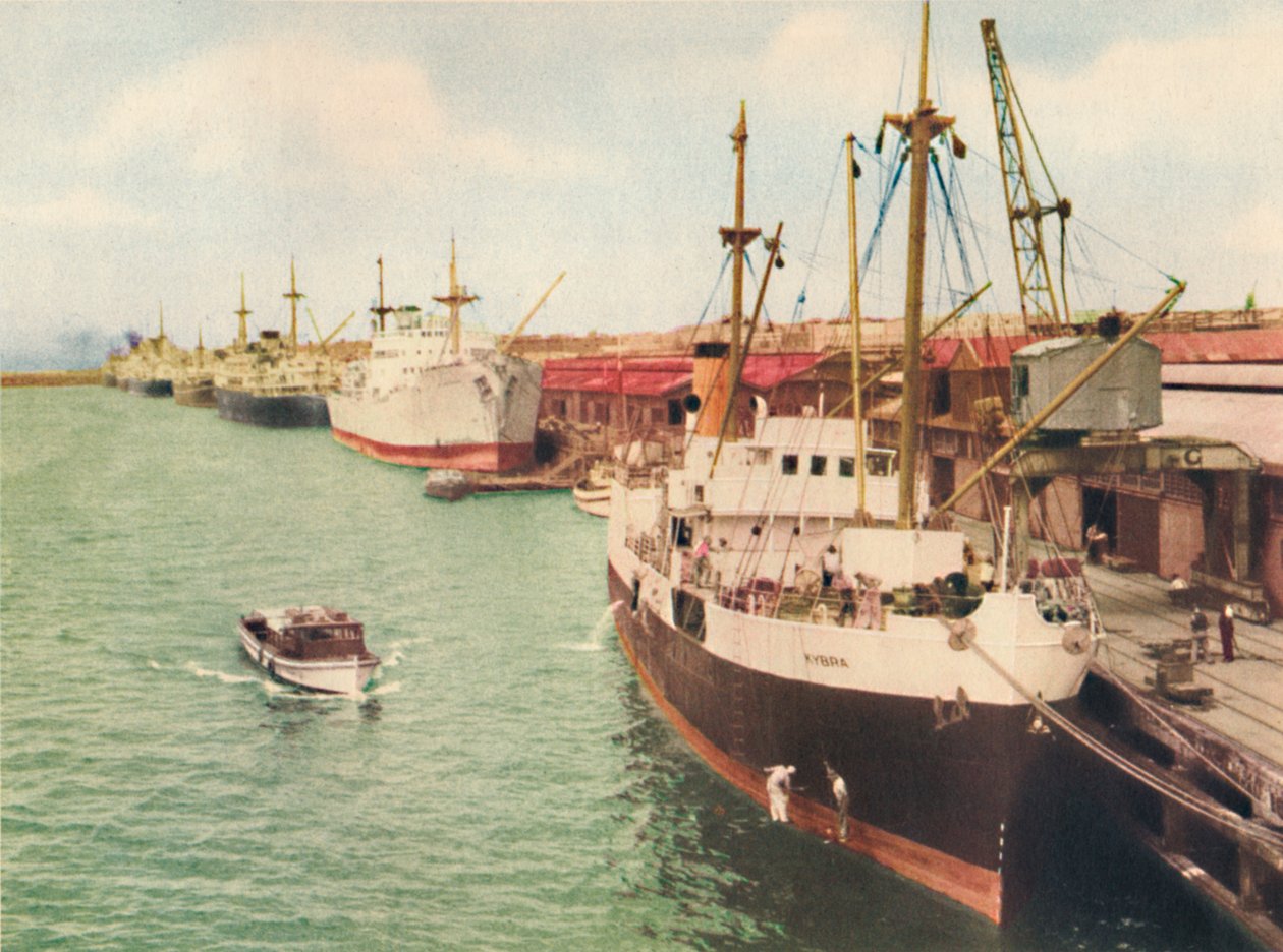 South Wharf, Fremantle, c1947. by Unbekannt