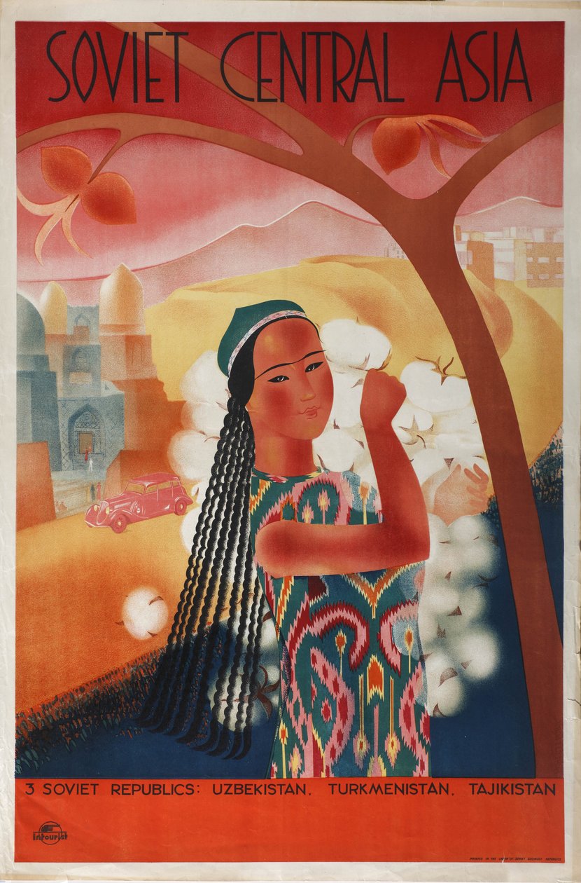 Intourist şirketinin Sovyet Orta Asya afişi, 1934 by Unbekannt