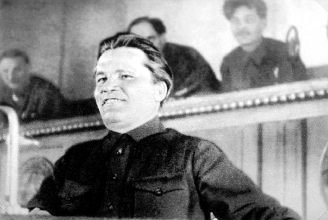 Sovyet politikacı Sergei Kirov, Komünist Partinin 17. Kongresi, Moskova, SSCB, 1934 by Unbekannt