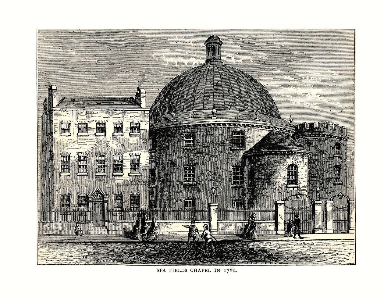 Spa Alanları Şapeli, 1781 by Unbekannt