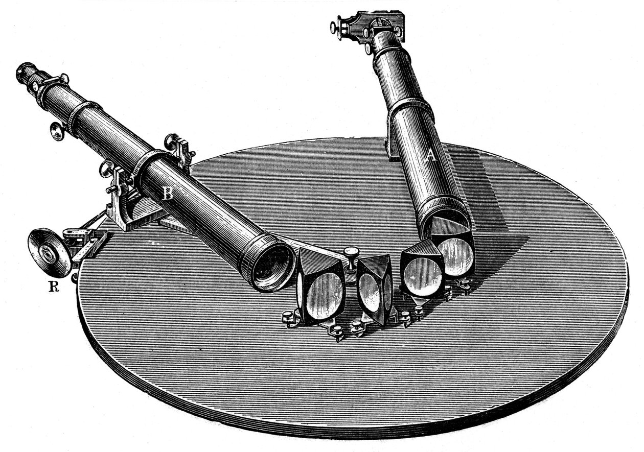 Spektroskop, 1872 by Unbekannt
