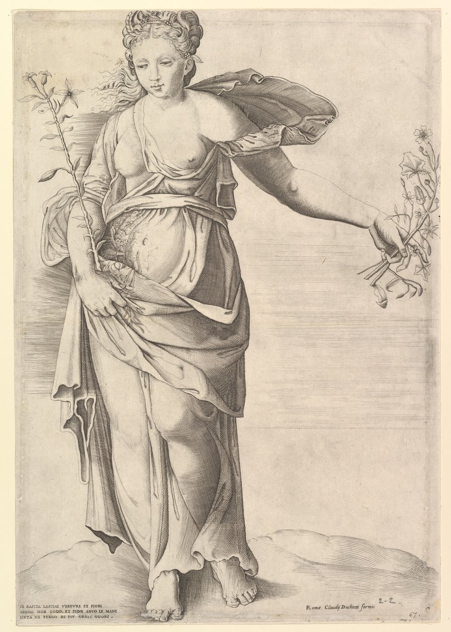 Muhteşem Roma Aynası: Flora, 16. yüzyılın ortaları. by Unbekannt