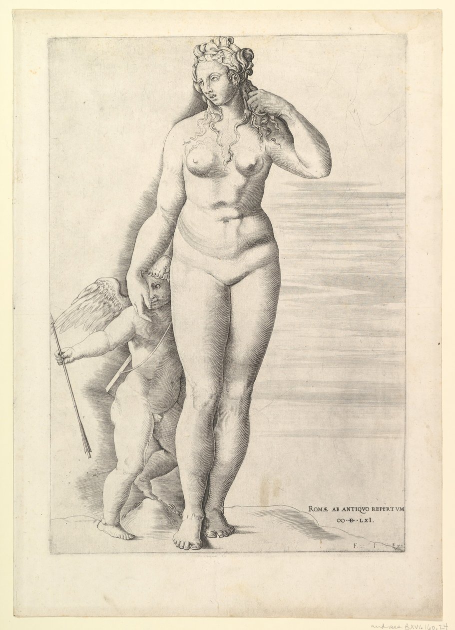 Muhteşem Roma Aynası: Venüs ve Eros, 1561 by Unbekannt