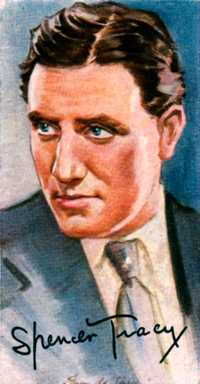 Spencer Tracy, 1900-1967, iki kez Akademi Ödülü kazanan Amerikalı sinema oyuncusu, 20. yüzyıl by Unbekannt