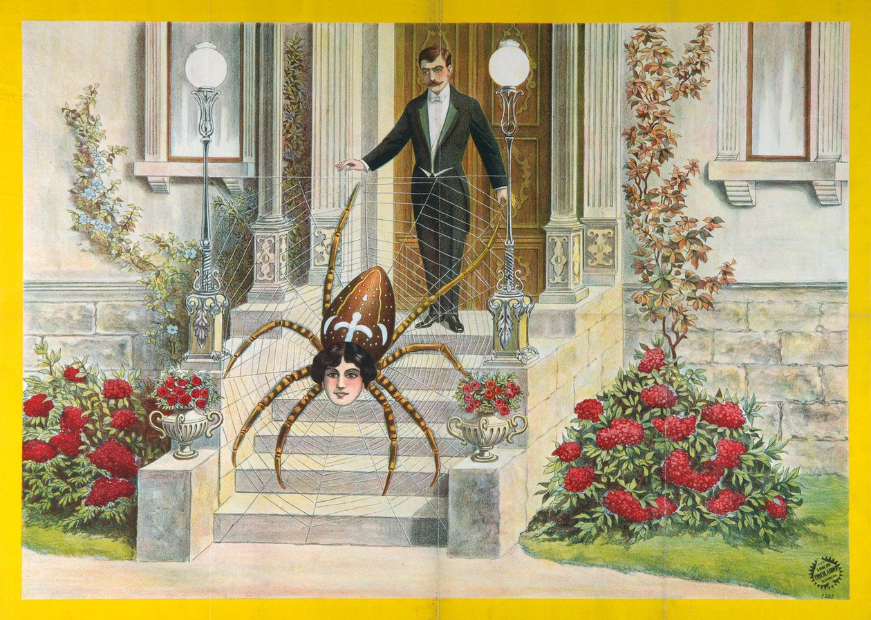 Örümcek Kadın Posteri, 1922 by Unbekannt