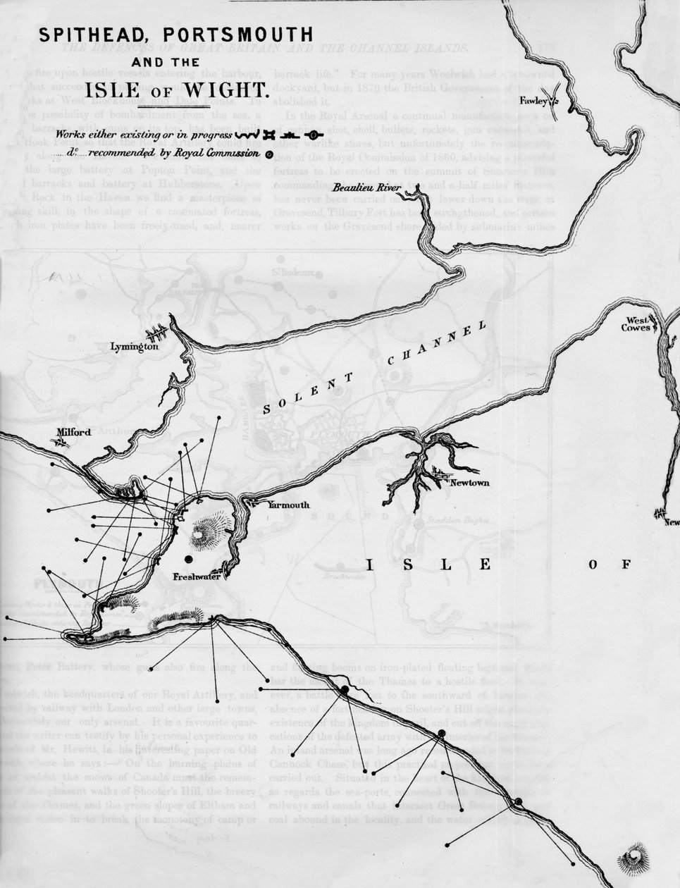 Spithead, Portsmouth ve Wight Adası, 1884 by Unbekannt