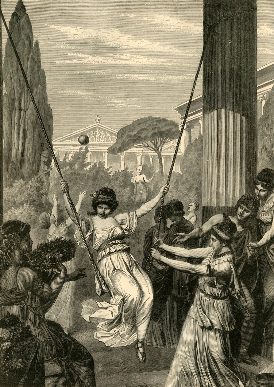 Yunan Kızlarının Sporları, 1890. by Unbekannt