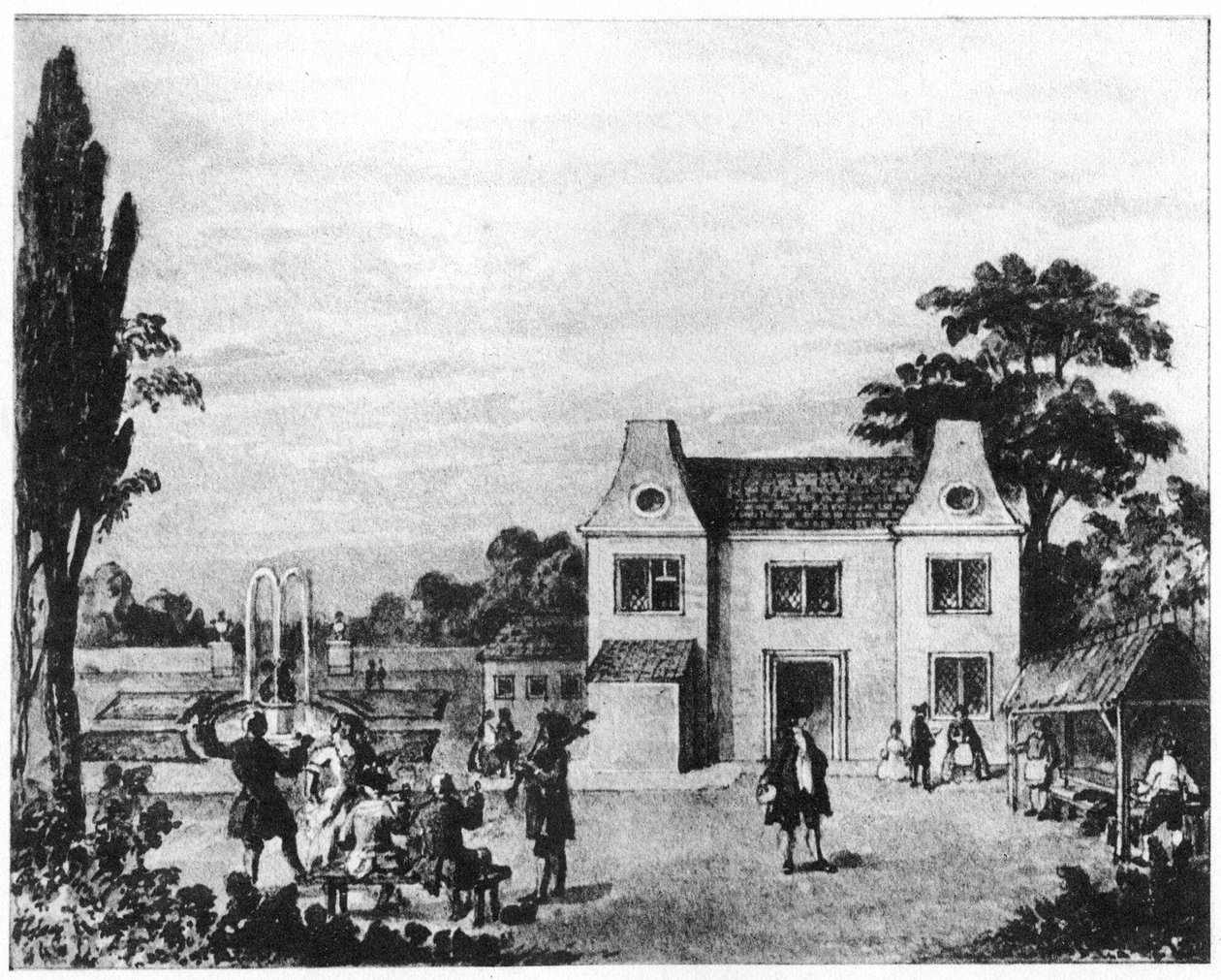 Bahar bahçeleri, Lowndes Meydanı bölgesi, Londra, 18. yüzyılın sonları 1907 by Unbekannt