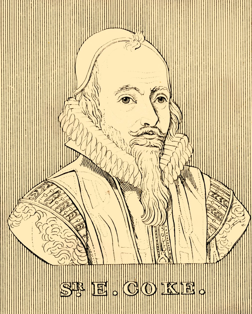 Sr. E. Coke, 1552-1634,1830. by Unbekannt