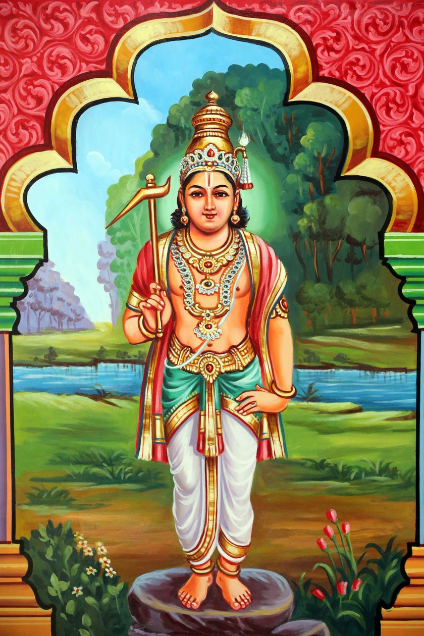 Sri Vadapathira Kaliamman Hindu tapınağı. Vishnu