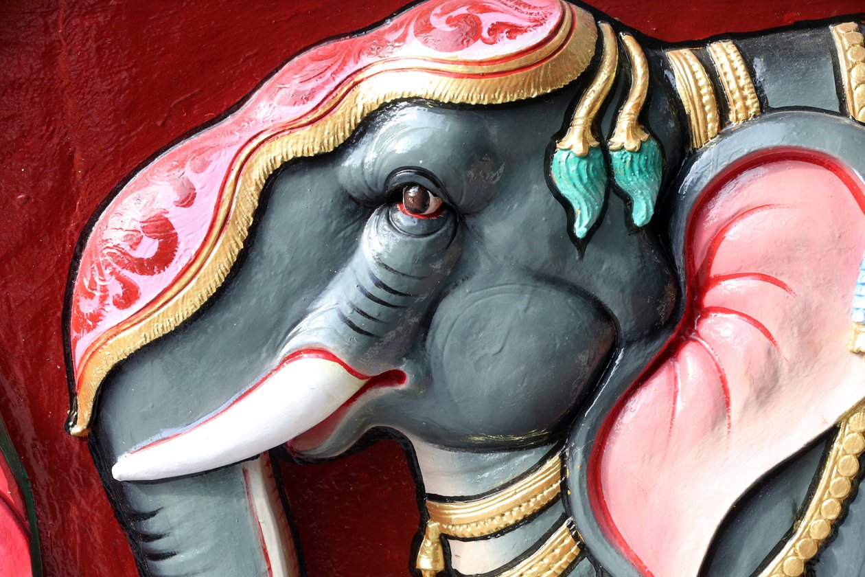 Sri Vadapathira Kaliamman Hindu tapınağı. Fil. Singapur by Unbekannt
