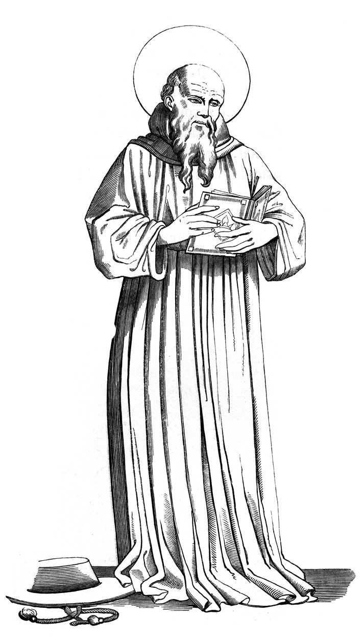 Aziz Bonaventure, 1221-1274, 15. yüzyıl, 1849 by Unbekannt