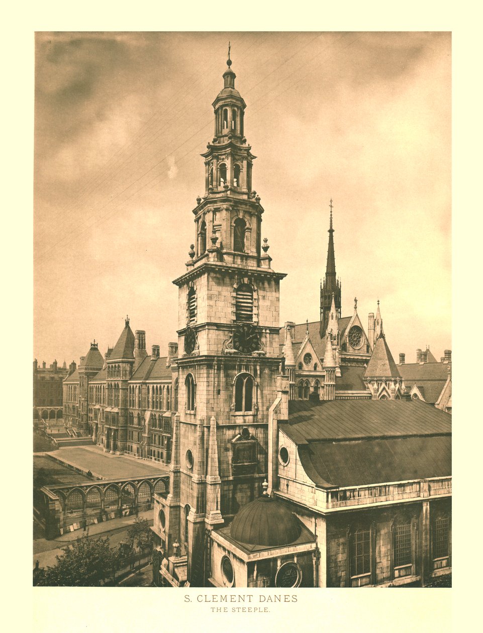 Aziz Clement Danimarkalılar, The Steeple, 19. yüzyılın ortaları. by Unbekannt