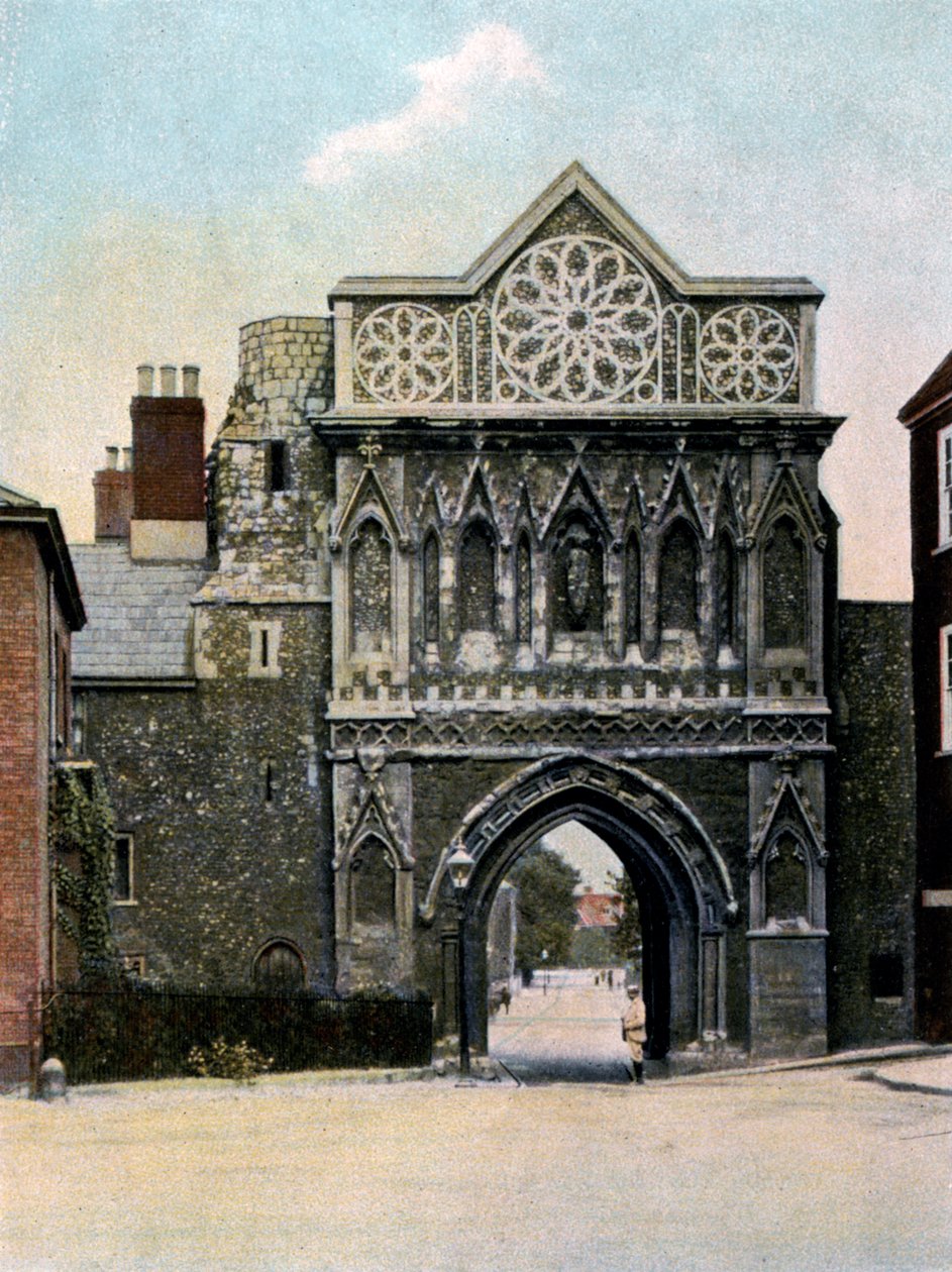 Aziz Ethelbert Kapısı, Norwich, Norfolk, 20. yüzyılın başlarında by Unbekannt