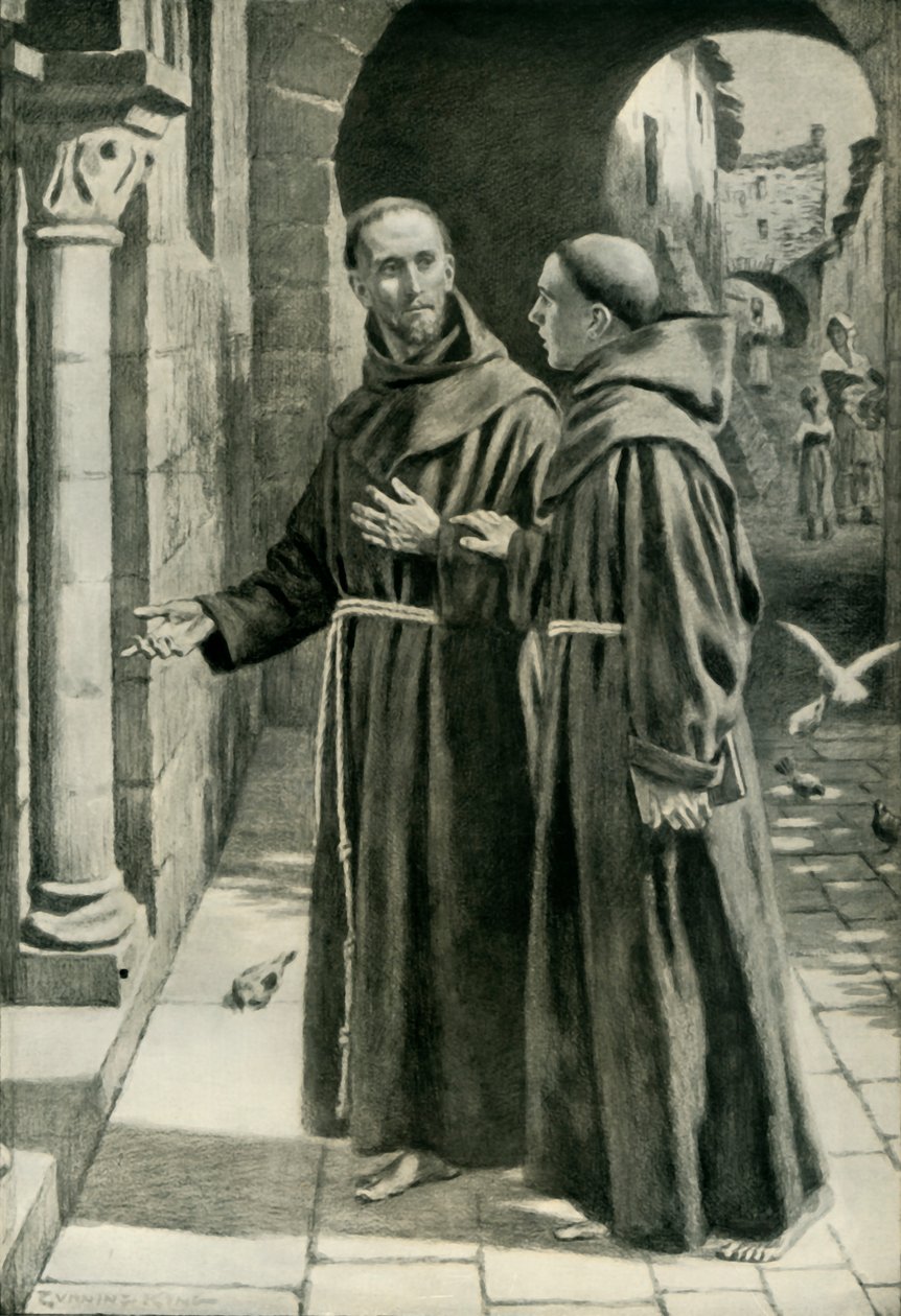 Assisili Aziz Francis ve Vaaz Turundan Dönen Genç Keşiş, 1936. by Unbekannt