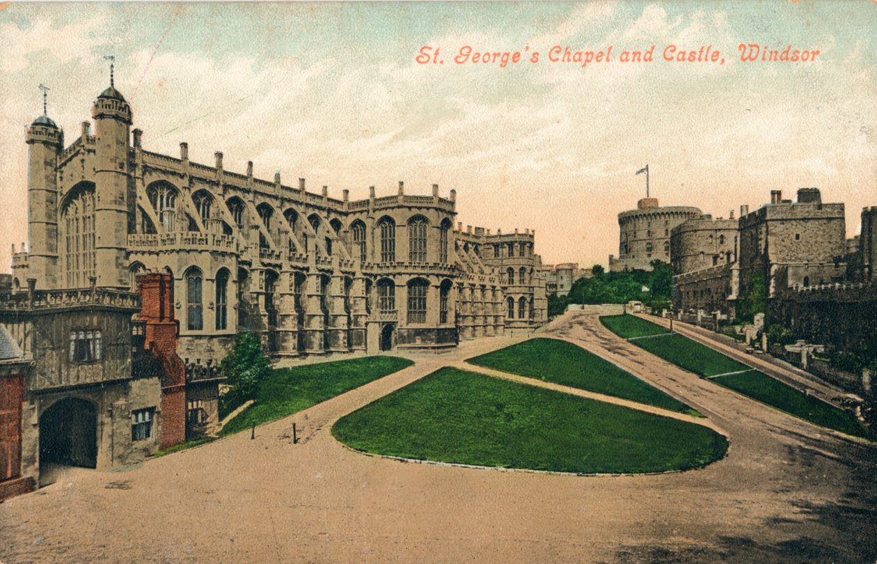 Georges Şapeli ve Kalesi, Windsor, c1910. by Unbekannt