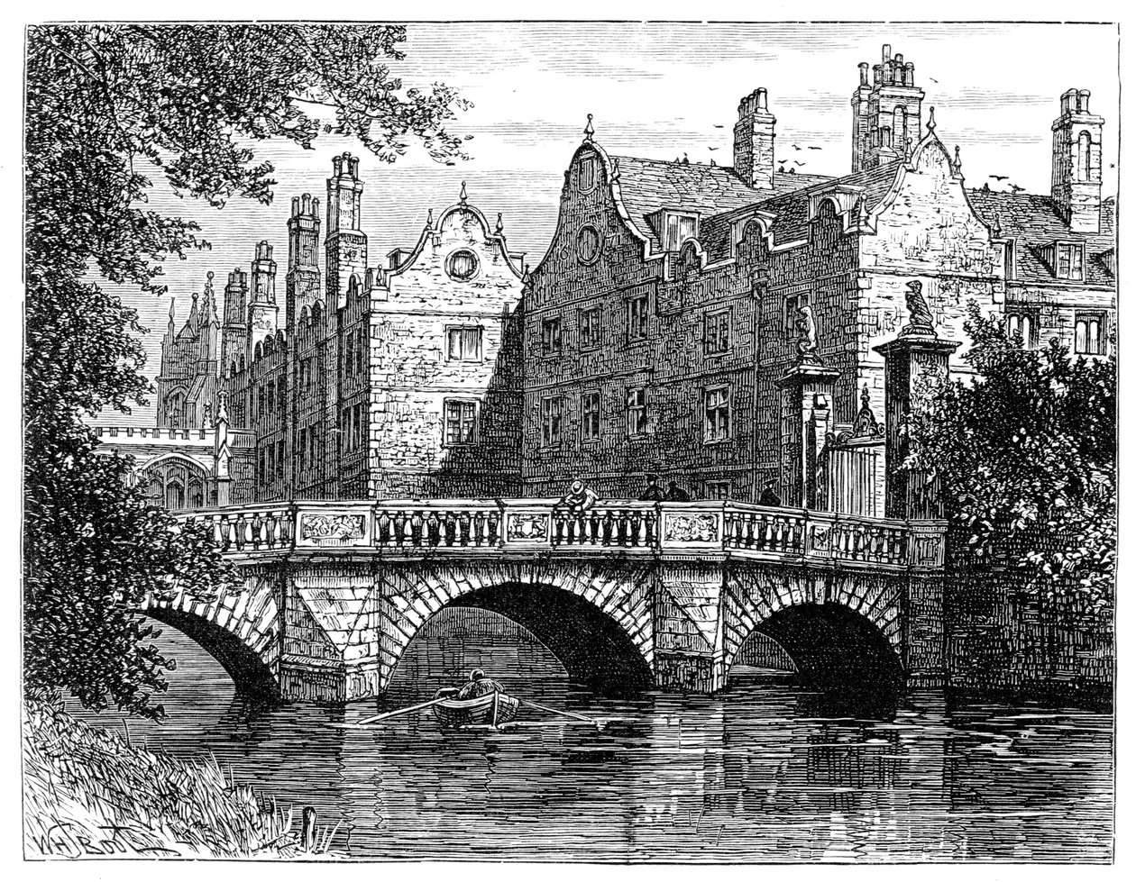 St Johns Koleji, Cambridge, 1900 by Unbekannt