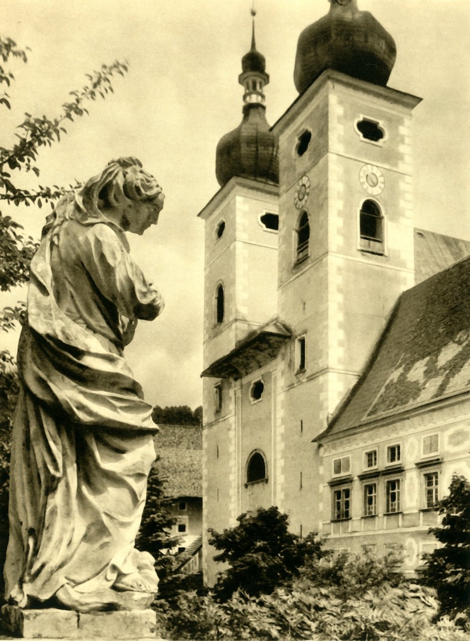 St Lambrechts Manastırı, Sankt Lambrecht, Styria, Avusturya, c1935. by Unbekannt