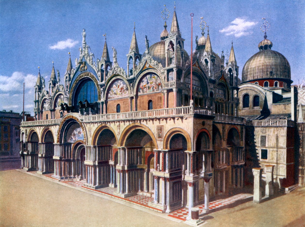 St Marks Bazilikası, Venedik, İtalya, 1926 by Unbekannt