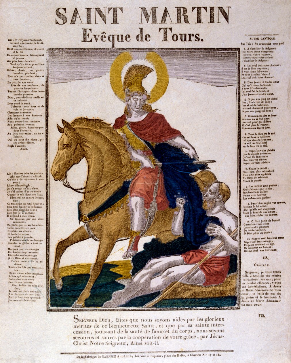 St Martin of Tours, 4. yüzyıl 19. yüzyıl by Unbekannt