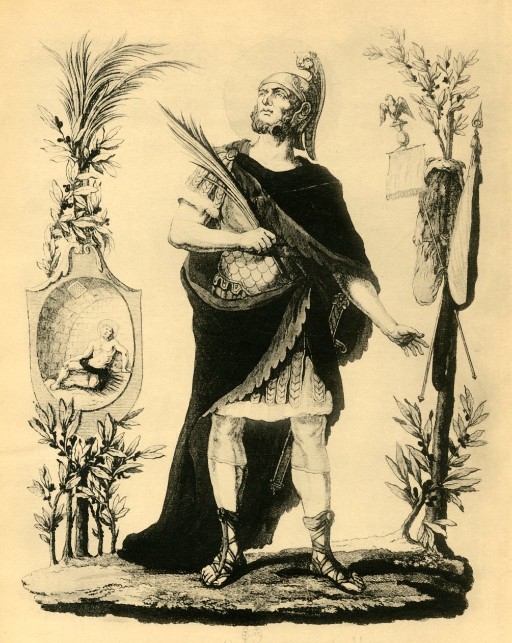 Aziz Napolyon Subayı Romain, Şehit, 19. yüzyılın başları, 1921. by Unbekannt