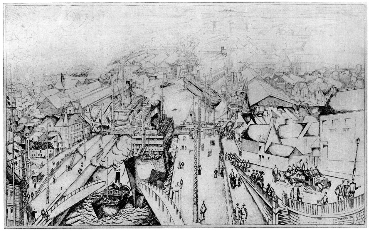 Saint-Nazaire, 1924 by Unbekannt