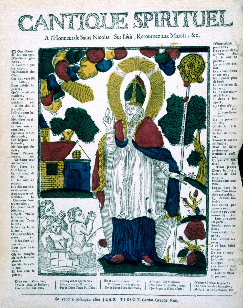 Aziz Nikolaos, 19. yüzyıl by Unbekannt
