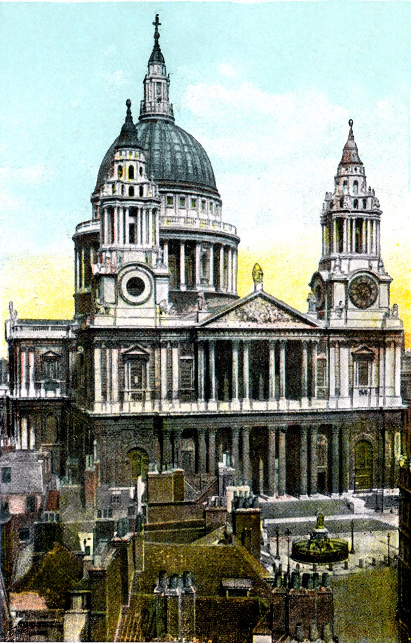 St Pauls Katedrali, Londra, 20. Yüzyıl by Unbekannt