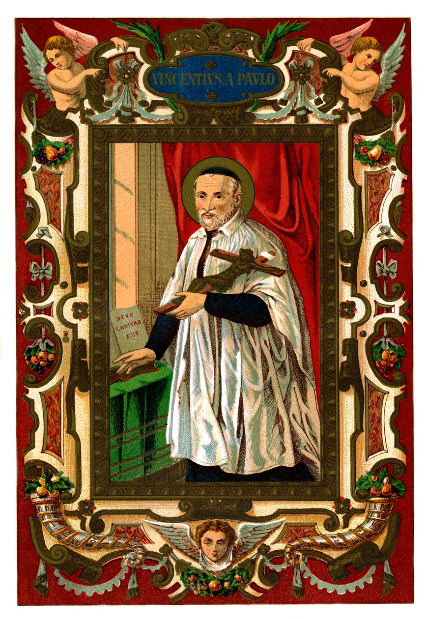 Saint Vincent de Paul, 1886 by Unbekannt