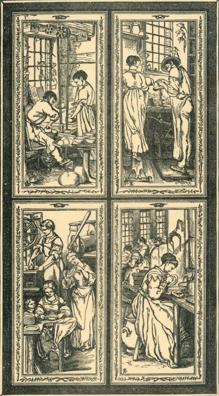 Staffordshire İşlemleri, vitray pencere tasarımı, c1870, 1881. by Unbekannt