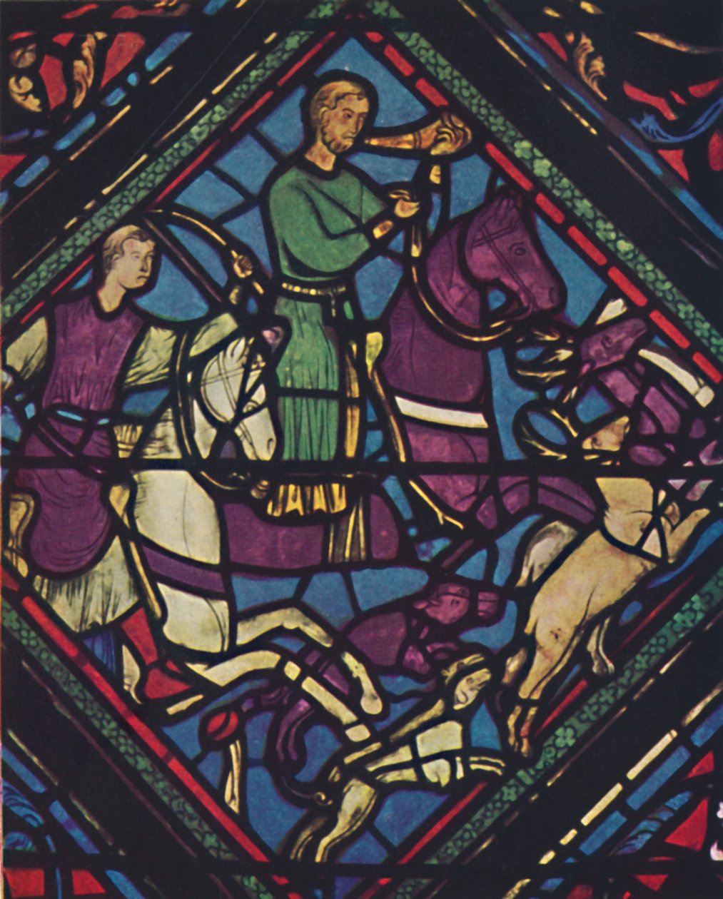 Vitray - Chartres Katedrali, 13. yüzyıl, c1950. by Unbekannt