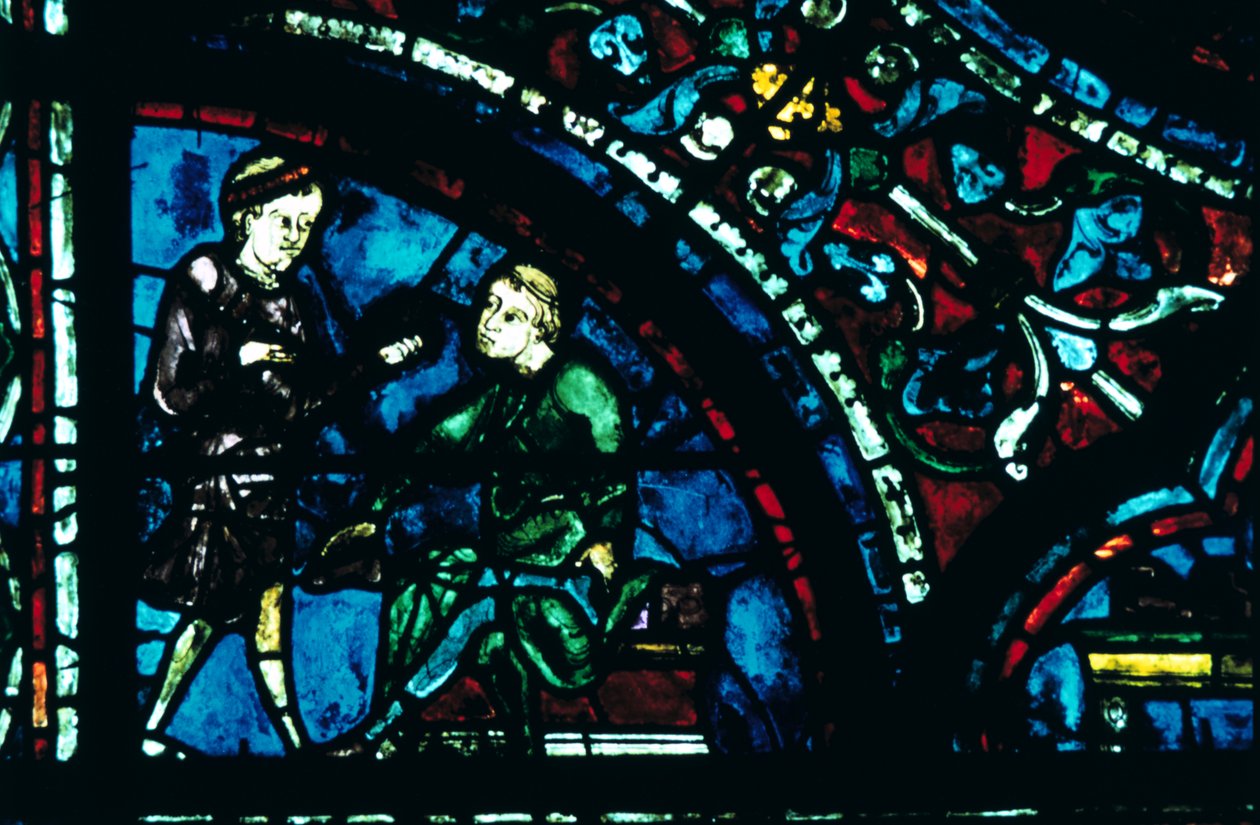 Vitray, Chartres Katedrali, Chartres, Fransa by Unbekannt