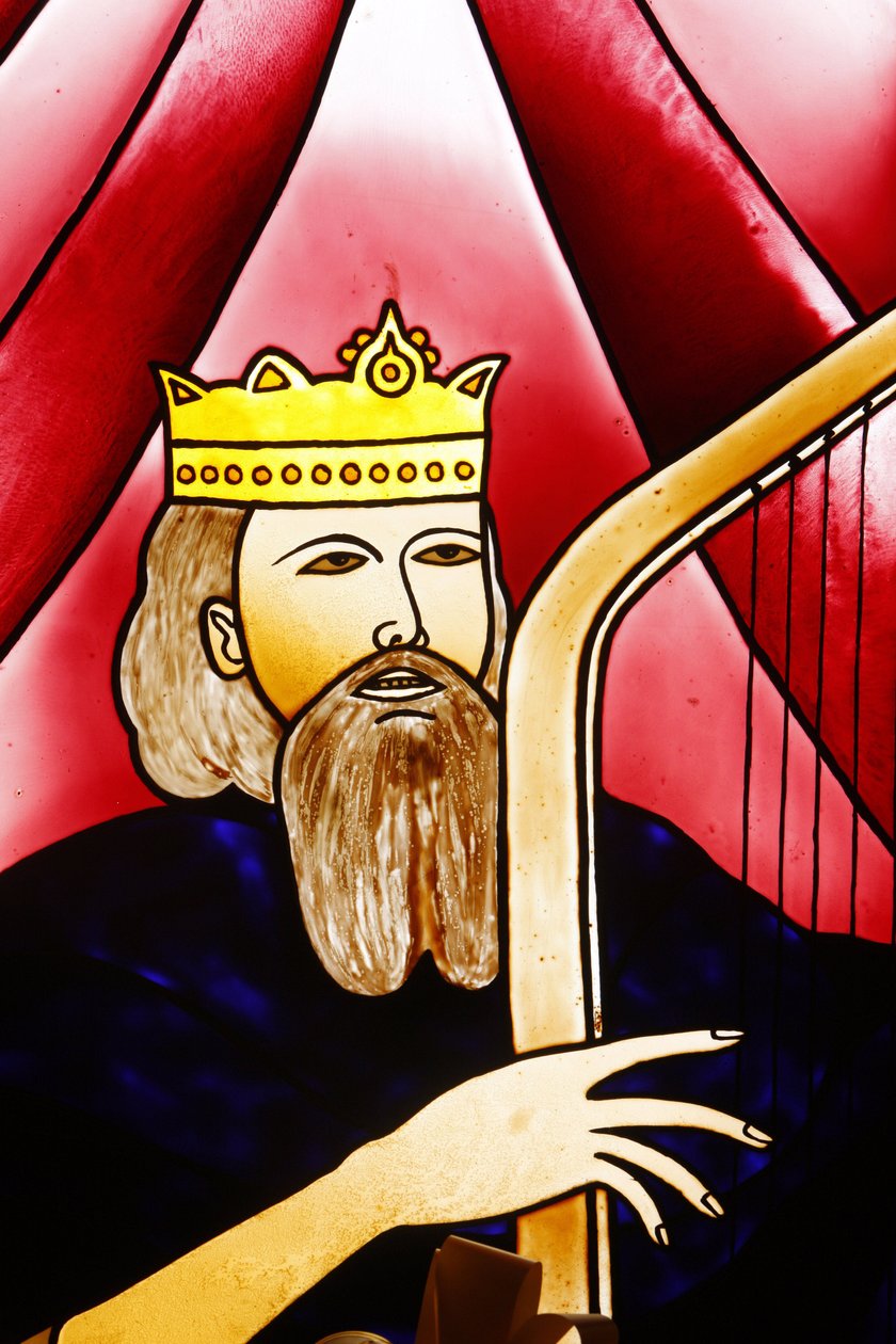 Vitray : King David, Lome, Togo by Unbekannt