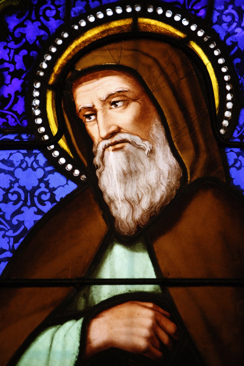 St Paul kilisesinde vitray, Lyon: Saint Bonaventure, Lyon, Fransa by Unbekannt