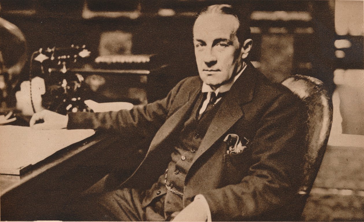 Stanley Baldwin, yeni seçilen Birleşik Krallık Başbakanı, Mayıs 1923 1935. by Unbekannt