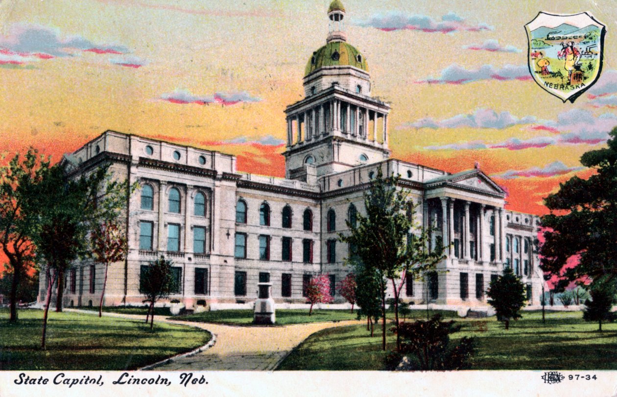 Eyalet Başkenti, Lincoln, Nebraska, 1919 by Unbekannt