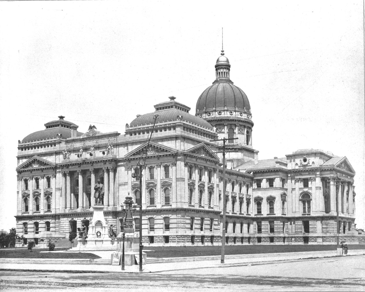 Eyalet Başkenti, Indianapolis, Indiana, ABD, c1900. by Unbekannt