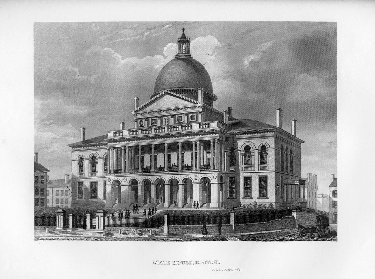 Eyalet Evi, Boston, Massachusetts, 1855 by Unbekannt