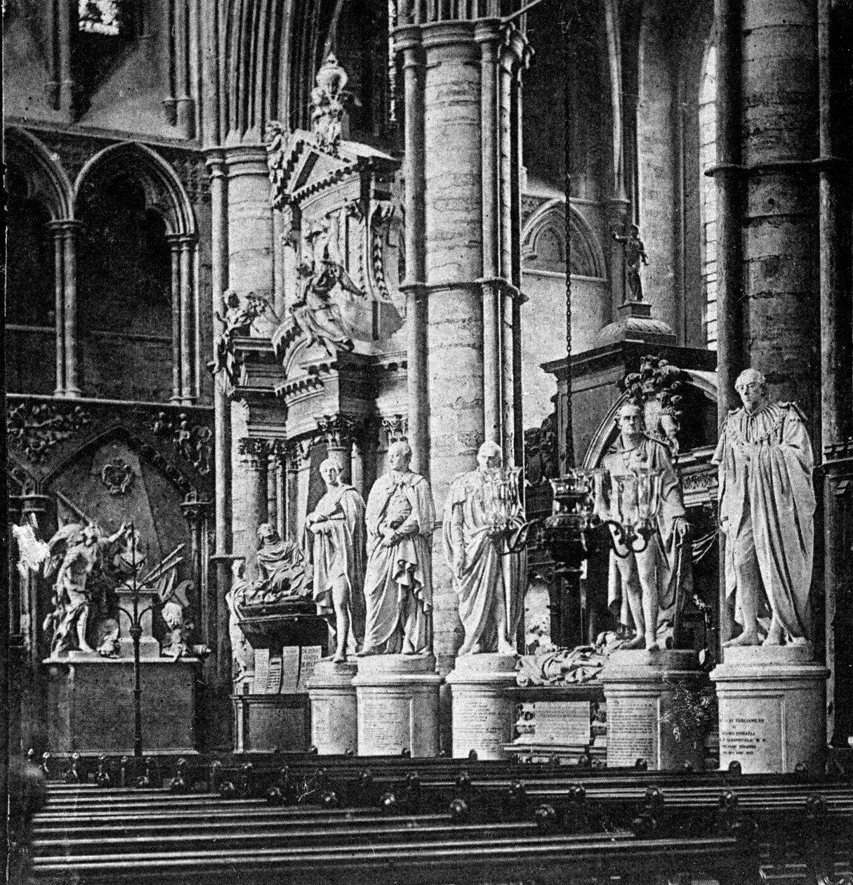 Devlet Adamları Köşesi, Westminster Abbey, Londra, 20. yüzyılın başlarında by Unbekannt