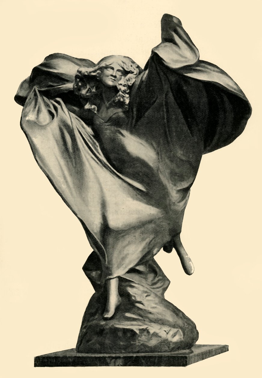 Loie Fuller Heykeli, Théodore Rivière, c1890