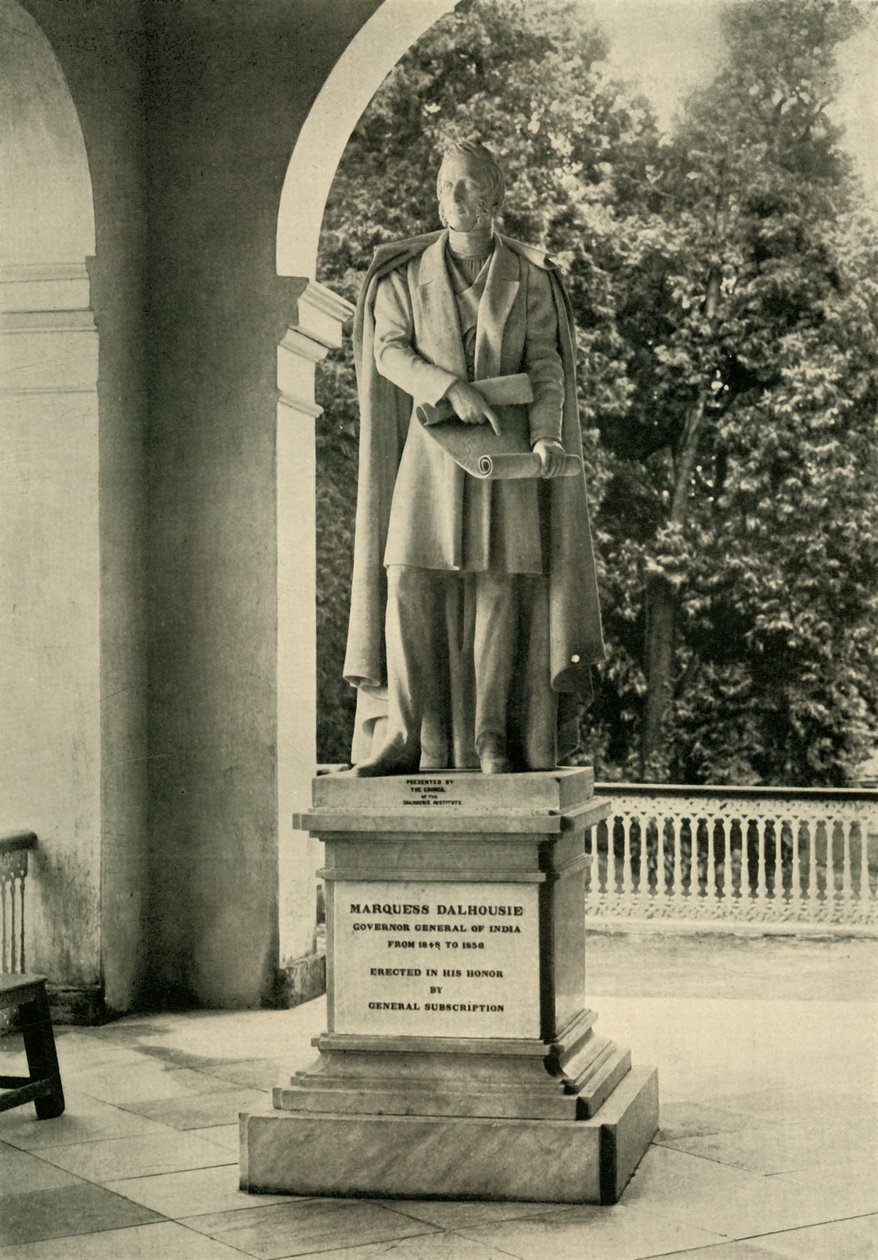 Lord Dalhousie'nin heykeli, 1925. by Unbekannt