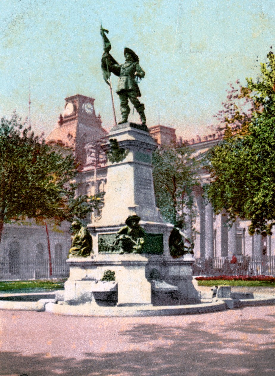 Paul Chomedey de Maisonneuve Heykeli, Montreal, 1904 by Unbekannt
