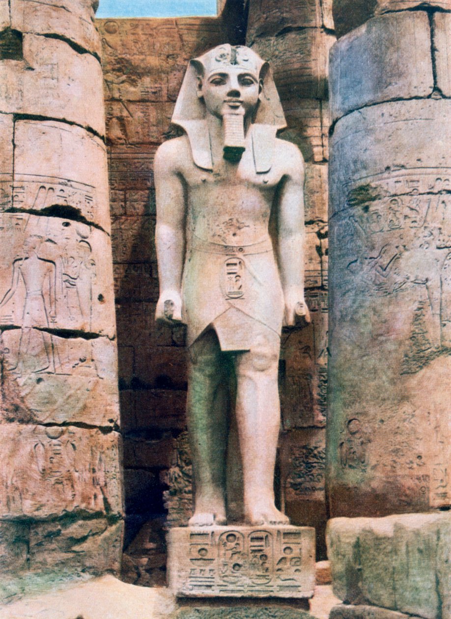 Ramses II Heykeli, Luksor, Mısır, 20. yüzyıl by Unbekannt