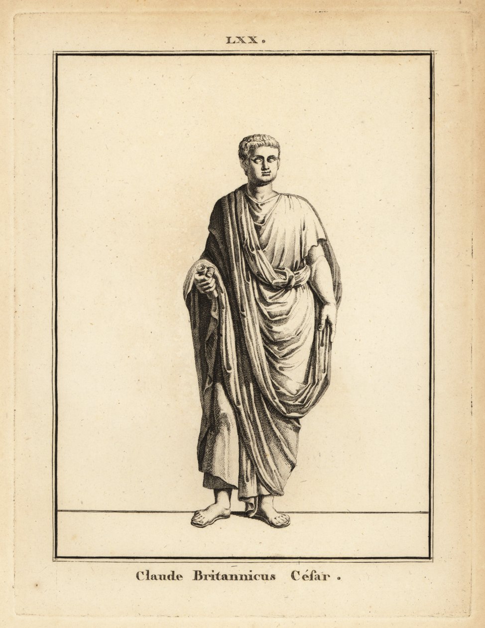 Roma İmparatoru Claudius Heykeli, Tiberius Claudius Caesar Augustus Germanicus by Unbekannt