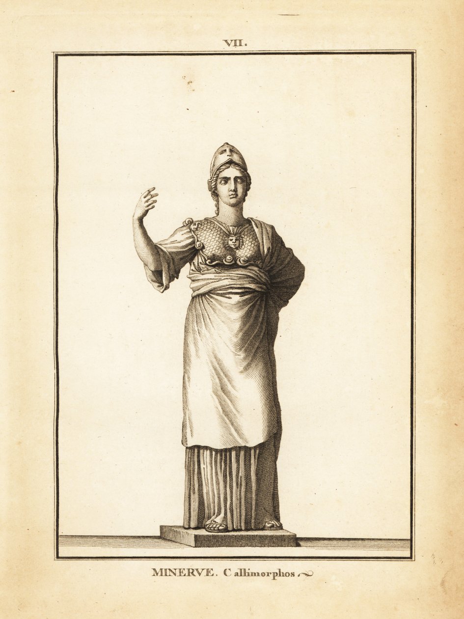 Roma bilgelik tanrıçası Minerva Callimorphos