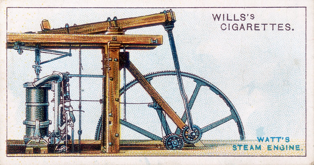 Buhar motoru, James Watt, 1915 by Unbekannt