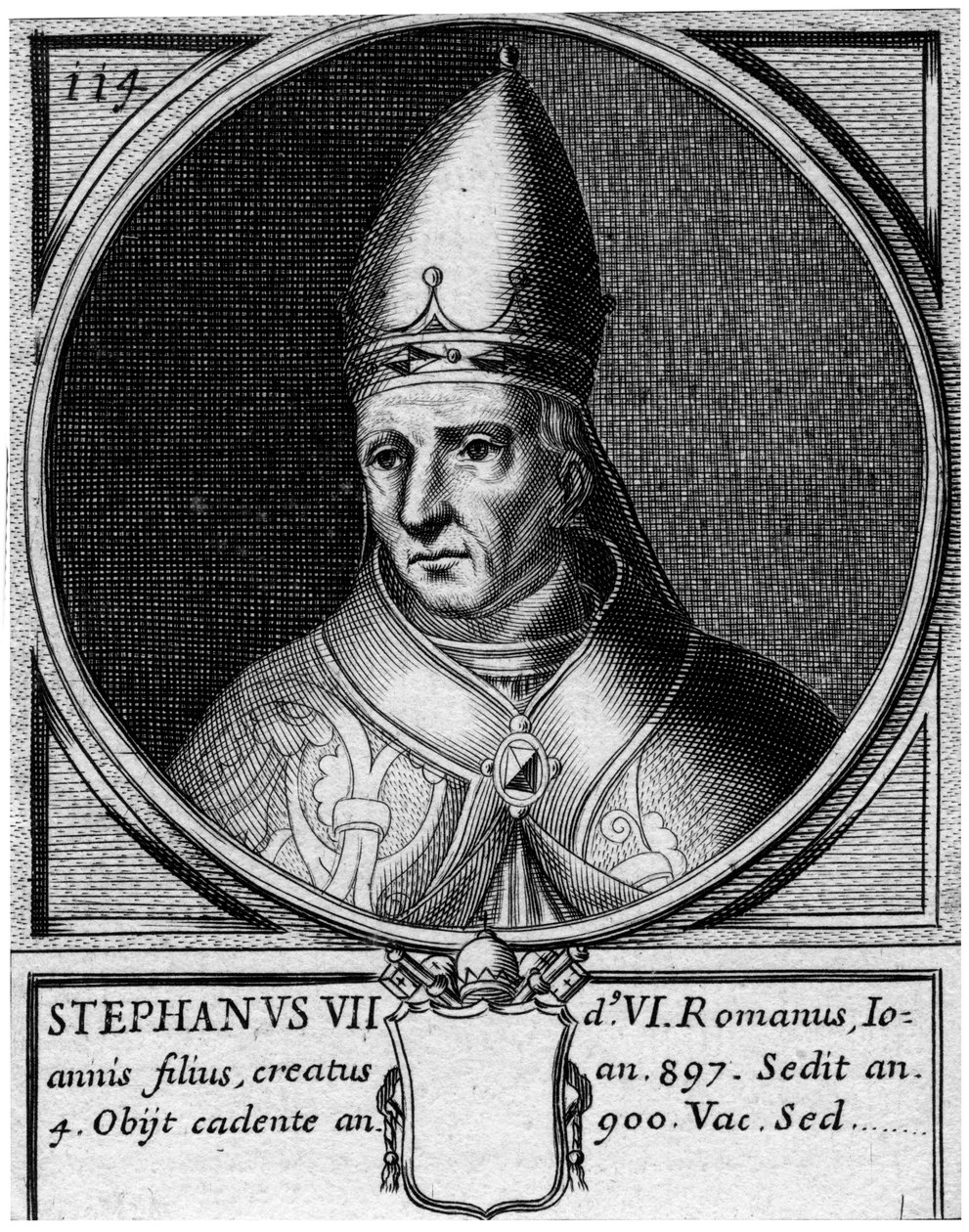 Stephen VII, Katolik Kilisesi Papası by Unbekannt
