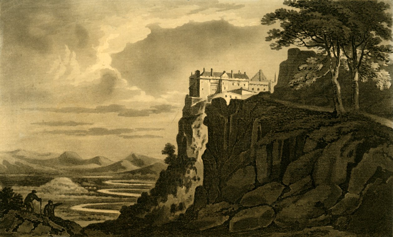 Stirling Kalesi ve Monteith Vadisi, 1802. by Unbekannt