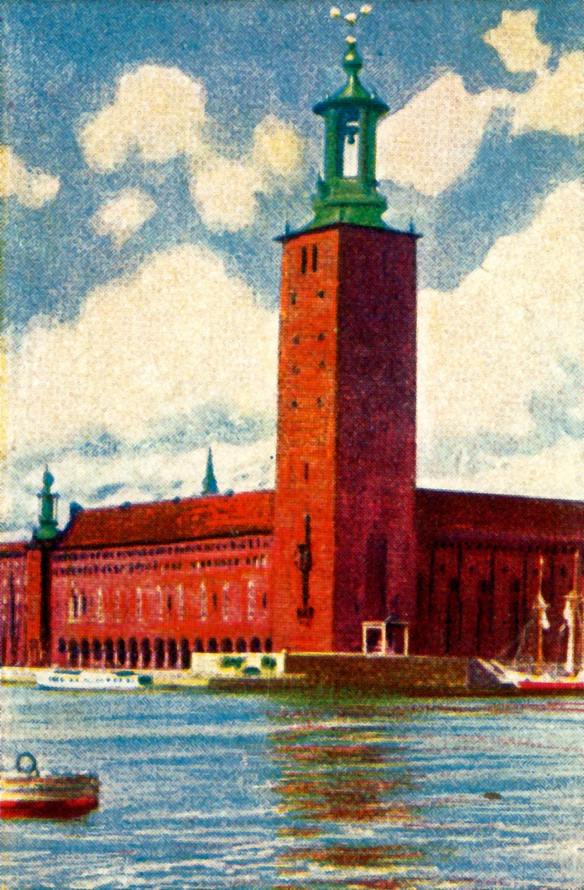 Stockholm Belediye Binası, c1928. by Unbekannt